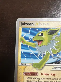 Jolteon 101/108 Gold Star Pokemon TCG World Championships 2007 DMG - Image 2