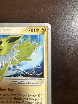 Jolteon 101/108 Gold Star Pokemon TCG World Championships 2007 DMG - Image 3