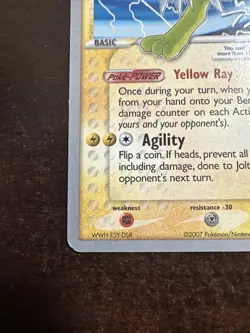 Jolteon 101/108 Gold Star Pokemon TCG World Championships 2007 DMG - Image 5