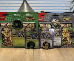 Pokemon TCG Ascended Heroes 2-Pack Blisters Set Larry and Erika New/Sealed - Image 1