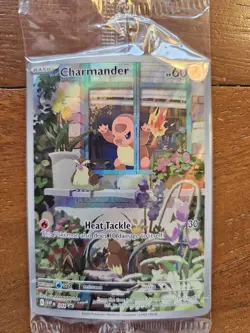 SEALED Charmander 044 SVP EN Pokemon Obsidian Flames ETB Promo Scarlet & Violet - Image 3