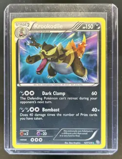 2012 Pokemon Black & White Dragons Exalted Krookodile Secret Rare #127 - Image 1