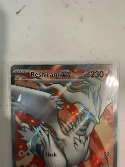 Reshiram EX 158/086 Sv: White Flare Ultra Rare Full Art Holo Pokemon TCG - Image 2