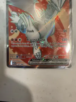 Reshiram EX 158/086 Sv: White Flare Ultra Rare Full Art Holo Pokemon TCG - Image 3