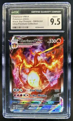 2019-2023 Pokemon SWSH Black Star Promos Charizard VMAX #SWSH261 CGC 9.5 - Image 1