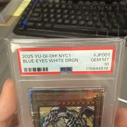 Yugioh Blue Eyes White Dragon Japanese Ukiyo-E Promo NYC1-JP001 PSA 10 - Image 2