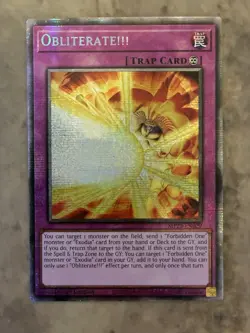Yugioh! TCG - Obliterate!!! - Starlight Rare - 2025 Mega-Pack - MP25-EN029 - Image 1