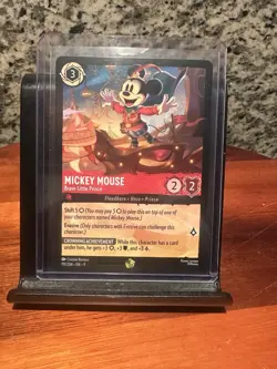 Disney Lorcana TCG Mickey Mouse - Brave Little Prince 111/204 Fabled Regular - Image 1