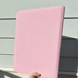 Pink Sylveon hand-painted Pokemon TCG 9-Pocket Binder Standard Card Size - Image 2