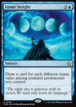 Lunar Insight - Non-Foil - Foundations - 46 | MTG Card - Image 3