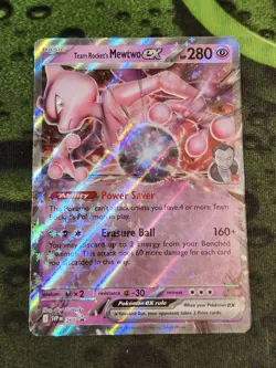 Team Rocket's Mewtwo Ex Svp 205 Black Star Promo Regular Card - Image 1