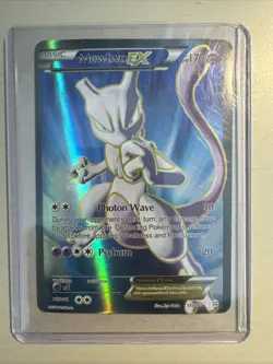 Pokemon TCG Mewtwo EX Holo Full Art Ultra Rare Card 157/162 - Image 1