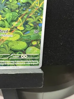 Pokemon TCG Bulbasaur 166/165 Rare Full Art 151 Scarlet & Violet Holo Card - Image 4
