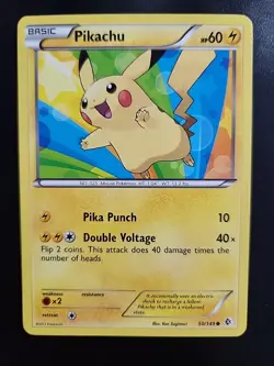 Pikachu - 50/149 - 2012 Boundaries Crossed Pokemon Card - HP - Image 1