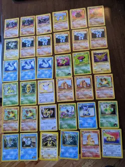 Pokemon Vintage Cards Lot of 178 WOTC 1st generation - Image 1