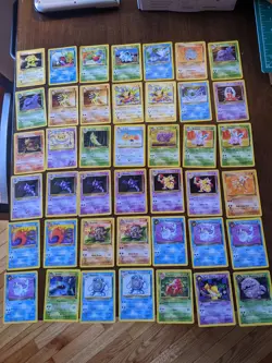 Pokemon Vintage Cards Lot of 178 WOTC 1st generation - Image 2