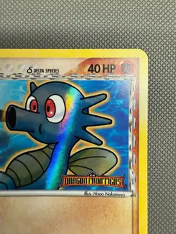 Horsea Delta Species Reverse Holo 50/101 ex Dragon Frontiers Pokemon Card - Image 3
