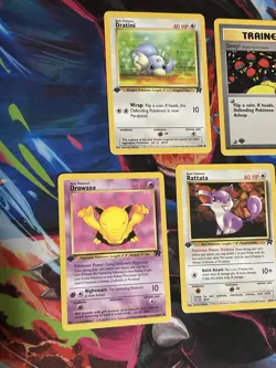 Team Rocket 1st Edition Lot Of 9x Vintage WOTC Pokemon Cards LP Dark Wartotle - Image 2