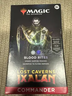 The Lost Caverns of Ixalan Commander Deck - Blood Rites (100-Card Deck, 2-Car... - Image 1