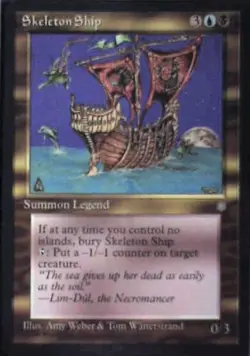 Skeleton Ship - Ice Age: #301, Magic: The Gathering Nm R109 - Image 1