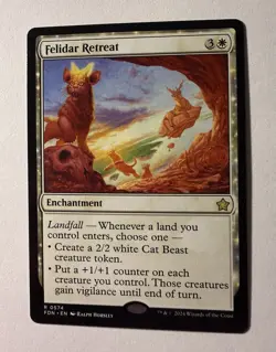 Felidar Retreat 0574 | Magic the Gathering MTG | Foundations | Rare | NM FDN - Image 1