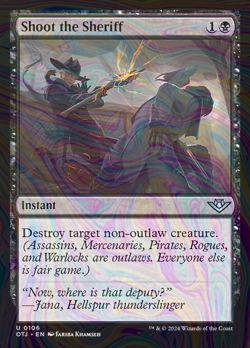 Foil Shoot the Sheriff - otj - 106 | MTG Card - Image 1