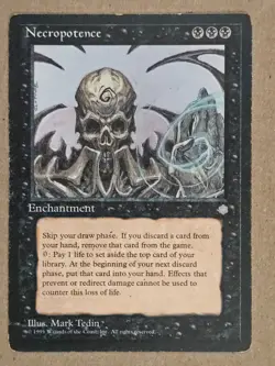 Necropotence - Ice Age - Moderately Played | MTG - Image 1