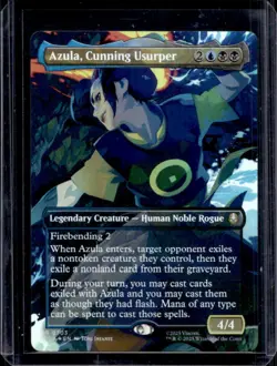 2025 Magic The Gathering MTG Avatar Last Airbender Azula Cunning Usurper #0303 - Image 1