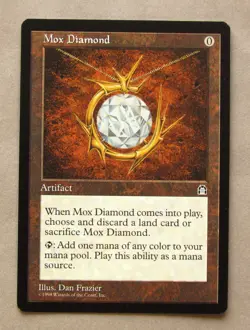 MTG MOX DIAMOND (X1) STRONGHOLD NM Magic Card - Image 1