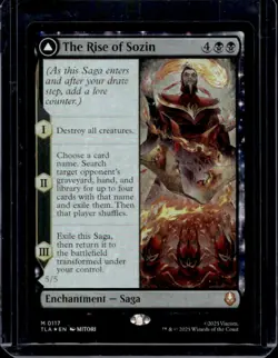 2025 Magic The Gathering MTG Avatar Last Airbender Fire Lord Sozin Foil #0117 - Image 2