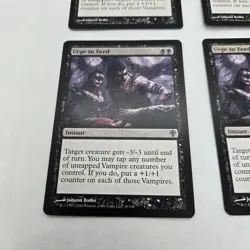 Playset 4X Urge to Feed (70/151) Worldwake LP Light Play MTG Magic the Gathering - Image 5