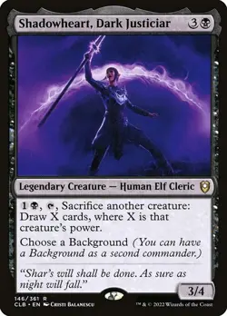 Shadowheart, Dark Justiciar-Commander Legends: Battle For-Regular-146-NM - Image 1