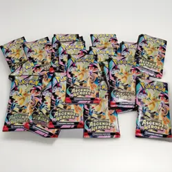 Lot of 20 Pokemon TCG Mega Evolution Ascended Heroes Booster Packs SEALED - Image 1