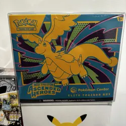 Ascended Heroes Pokemon Center Exclusive ETB Elite Trainer Box w Protector X1 - Image 1