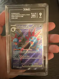 Hydreigon EX 161/086 Ultra Rare 2025 Pokemon White Flare TAG 9 Mint - Image 3