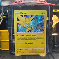 Zapdos Pokemon Go Holo Pokemon TCG 029/078 Rare - Image 1
