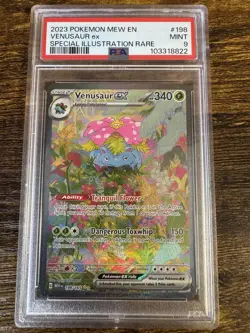 2023 Pokemon 151 198 Venusaur ex PSA 9 103318822 Graded Pokemon Cards - Image 1
