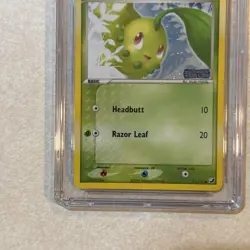 Pokemon 2005 Chikorita Reverse Holo CGC 9. MINT EX Unseen Forces 51/115 2005 - Image 5