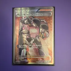 Pokemon Team Rocket's Handiwork 124/124 Fates Collide Ultra Rare Full Art Holo - Image 1