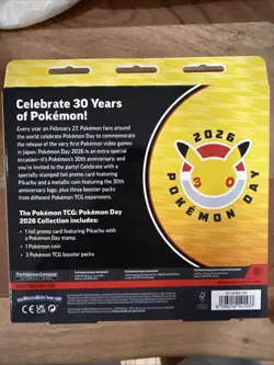 Pokemon Day 2026 Collection Box Factory Sealed/Small Tear On Box Only/See Pic - Image 2