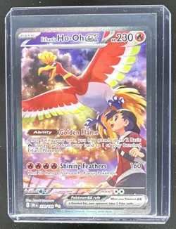 2025 Pokemon Destined Rivals Ethan's Ho-Oh ex #230/182 - Image 1