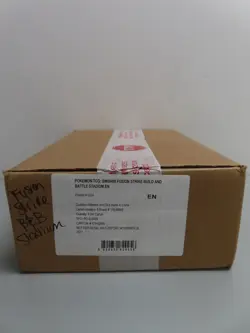 2021 Pokemon Fusion Strike Build & Battle Stadium Factory Sealed Box Case - Image 1