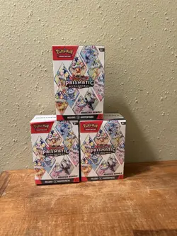 Pokemon TCG: Prismatic Evolutions Booster Bundle - Lot of 3 - Factory Sealed - Image 1