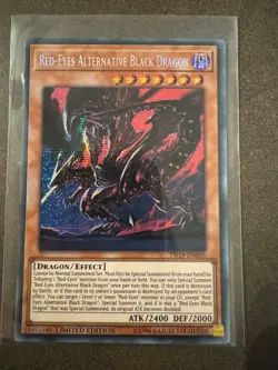 Red Eyes Alternate Black Dragon TN19-EN005 Limited Edition Prismatic Secret Rare - Image 1