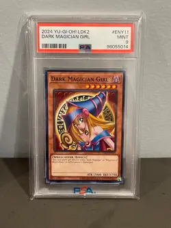 2024 YU-GI-OH DARK MAGICIAN GIRL LDK2-ENY11 PSA 9 - Image 1