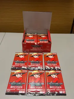 One Piece TCG OP-13 Carrying On His Will Booster Pack [Lot c Of 6] - Image 1