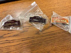 Disney Lorcana - Red, Purple and Orange Logo Pins - Image 1