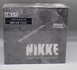 Japanese WEISS SCHWARZ Nikke SEALED BOX of 6 trial decks UNOPENED new SHRINKWRAP - Image 1