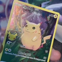 Pokemon TCG Celebrations Pikachu Holo Card 005/025 25th Anniversary - Image 3