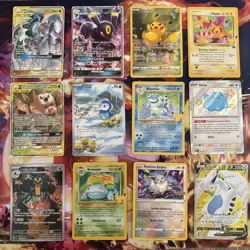 Lot Of 78 Pokemon Cards - Gx V Full Art Shiny Celebrations Illustration Rare Ex - Image 1